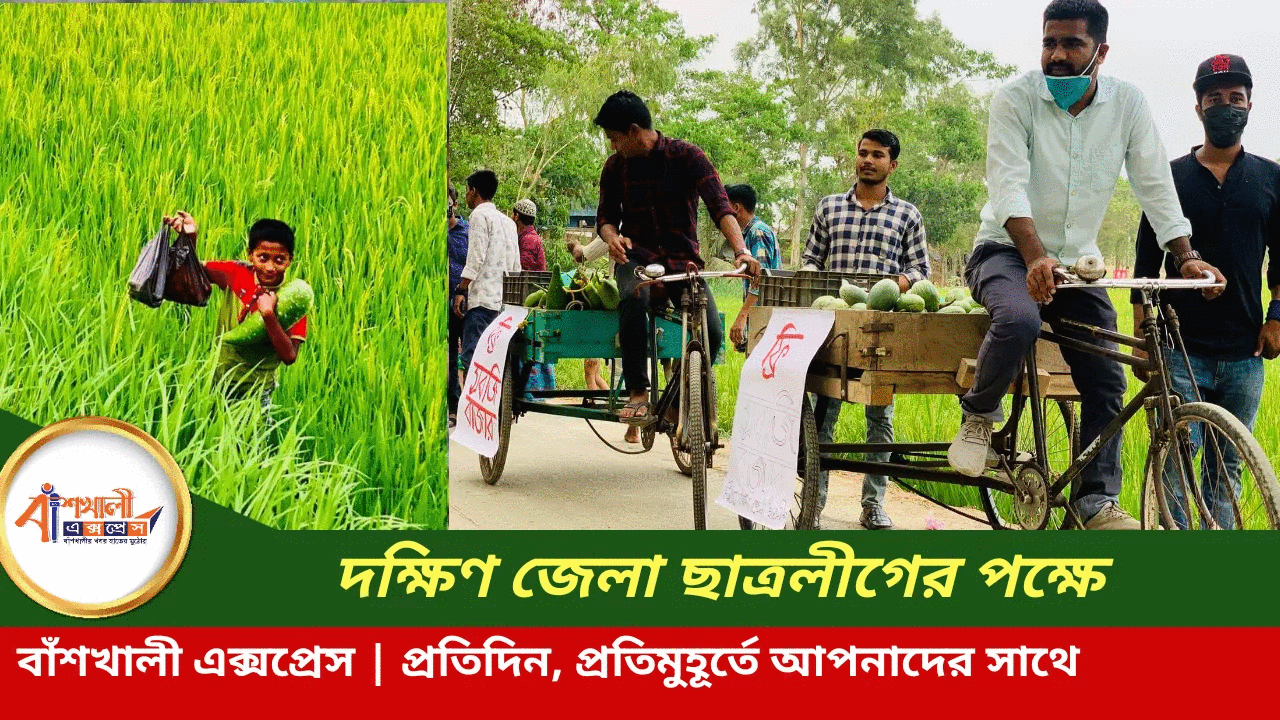 ভ্যানে করে সবজি পৌঁছে দিচ্ছেন প্রান্তিক মানুষের কাছে

